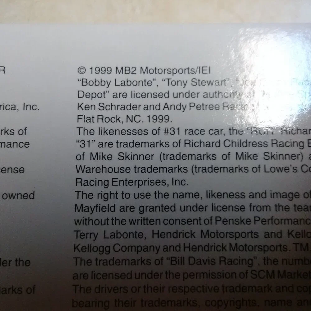 1999 Dale Earnhardt Wrangler Jeans Monte Carlo 1:24 Bank - SHIP ONLY 1 CAR PER - Picture 11 of 13